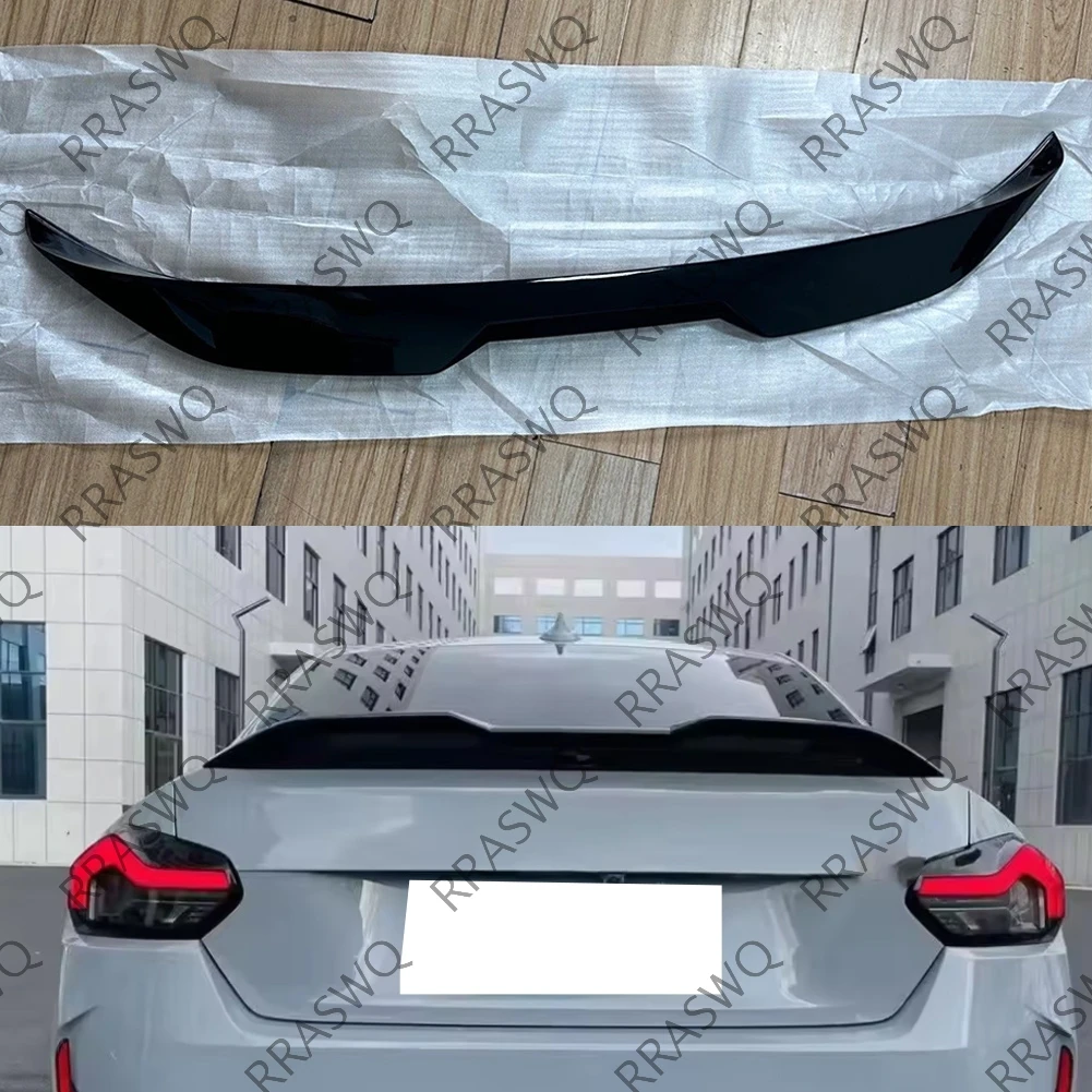 Сухая крышка багажника из углеродного волокна, задний спойлер, крыло для губ для BMW 2 серии G42 M235i M240i Coupe 2021-2024, 2-дверная отделка сплиттера в стиле MP Сухая крышка багажника из углеродного волокна, задний спойлер, крыло для губ для BMW 2 серии G42 M235i M240i Coupe 2021-2024, 2-дверная отделка сплиттера в стиле MP