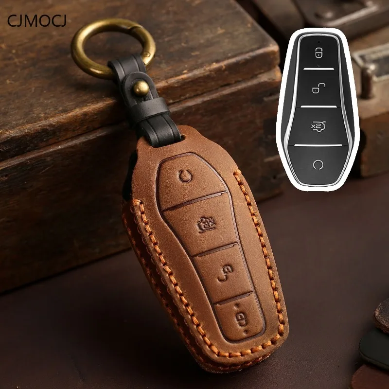 

Key Fob Cover for BYD Song Pro/Song Plus/Yuan Plus DM-i/Dolphin/Han/Tang/Qin/Seal/ATTO 3/Corvette, KeyCase with Keychain