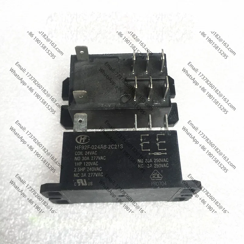 

24V relay HF92F024A62C21S24VDC HF92F024A62C21S DC24V 24V 30A 277VAC