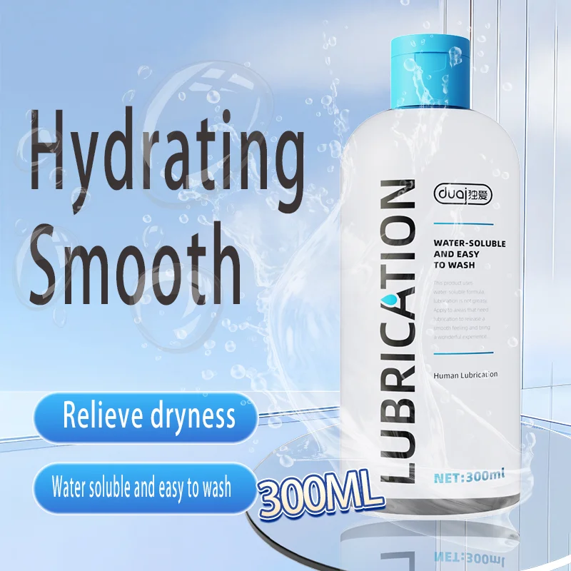 300ML Water based Lubricant Safe Intimate Gel Vaginal Anal Lube Lubricating Oil Adult For Women Men And Couple Erotic Tools - Image 3