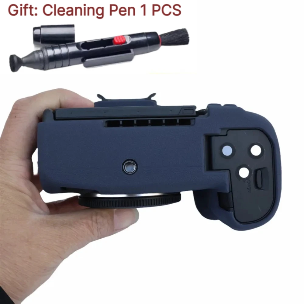 For Canon EOS R5II Camera silicone case r52 Anti-fall Scratch-resistant protective Soft case rubber bag+1PCS Free Cleaning Pen