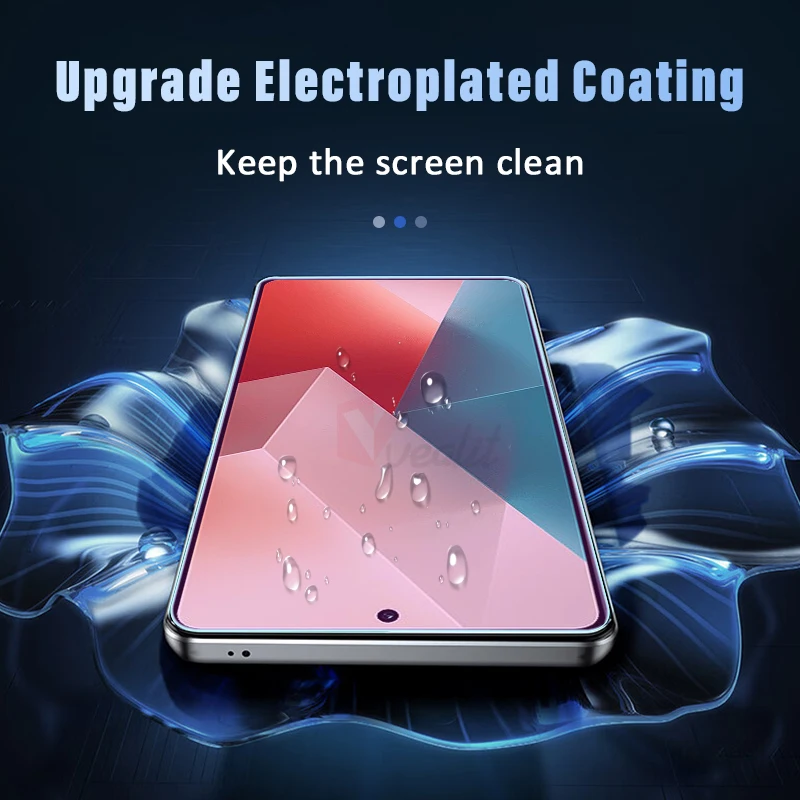 Anti Blue Light Tempered Glass For Xiaomi Redmi Note 13 13R 12 11 10s 9 Pro Screen Protector Redmi 13C 12C 10C 10A K70 K60e K50
