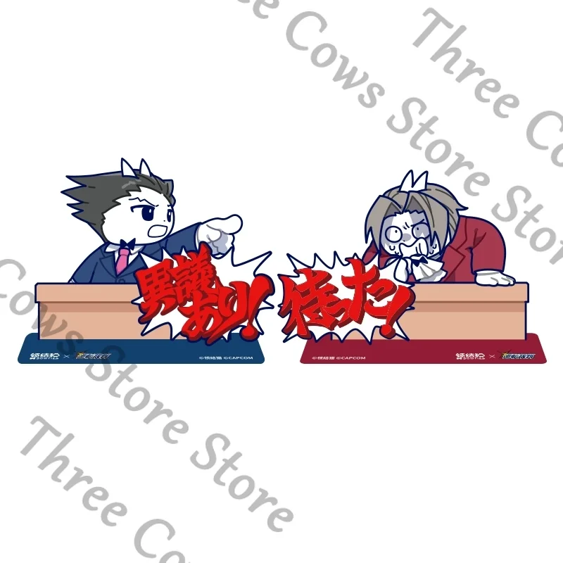 

Официальное аниме Ace Attorney Miles Edgeworth Phoenix Wright, косплей, мультяшный рукописный стоячий знак, акриловая фигурка-подставка, подарок