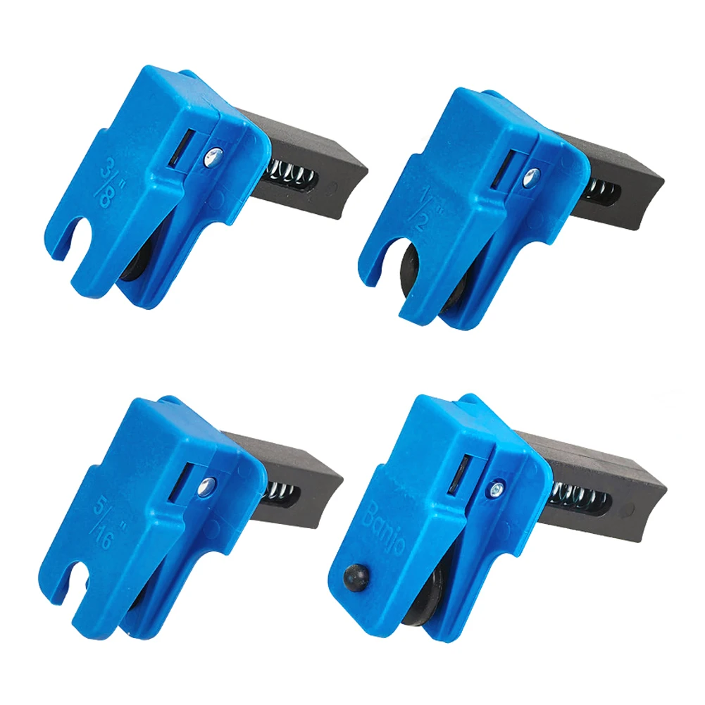 4PCS Auto Bremsöl Rohr Stecker Banjo 3/8" 5/16" 1/2" Auto Stahl Linie Stopper Kit Flüssigkeit Stopper Set für Kraftstoff Rail Schlauch