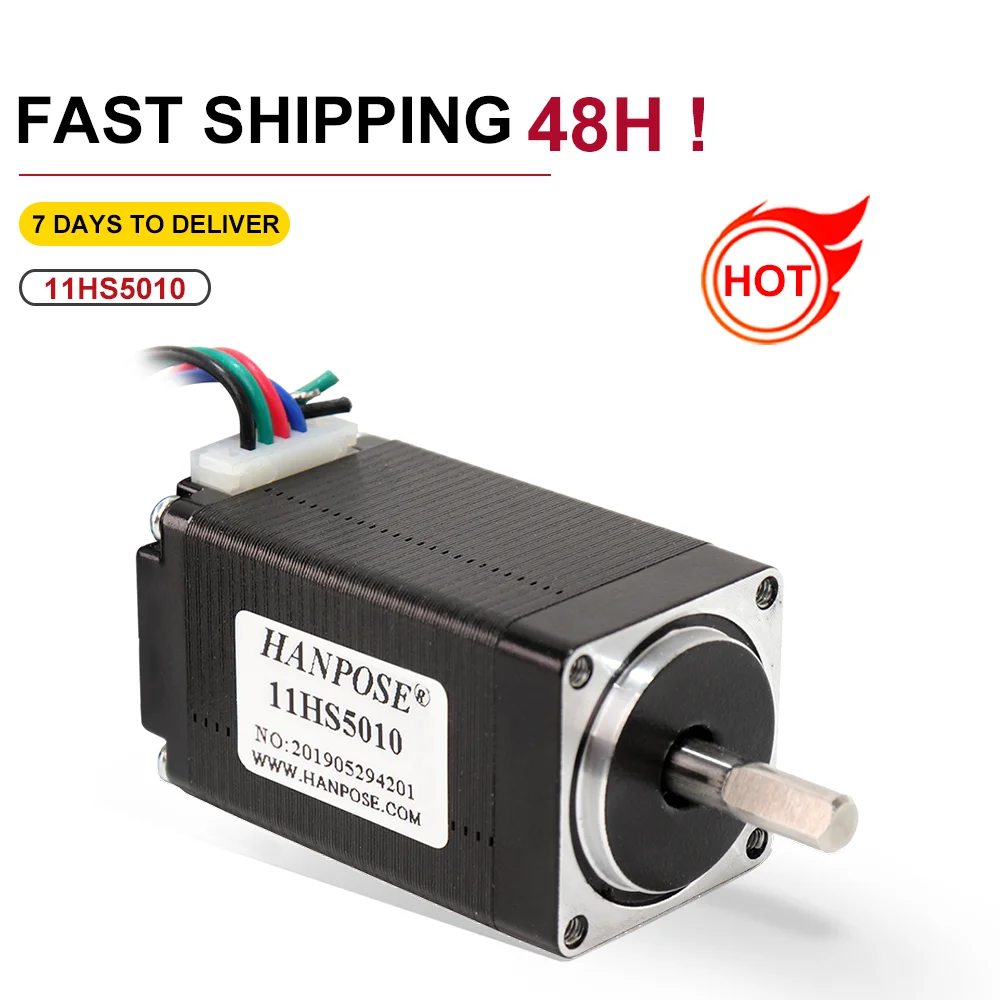 

NEMA11 Stepper Motor 11HS5010 1.0A 0.17N.M 2-Phase 4 wire for 3D Medical machinery 28 MINI Stepper Motor nema11