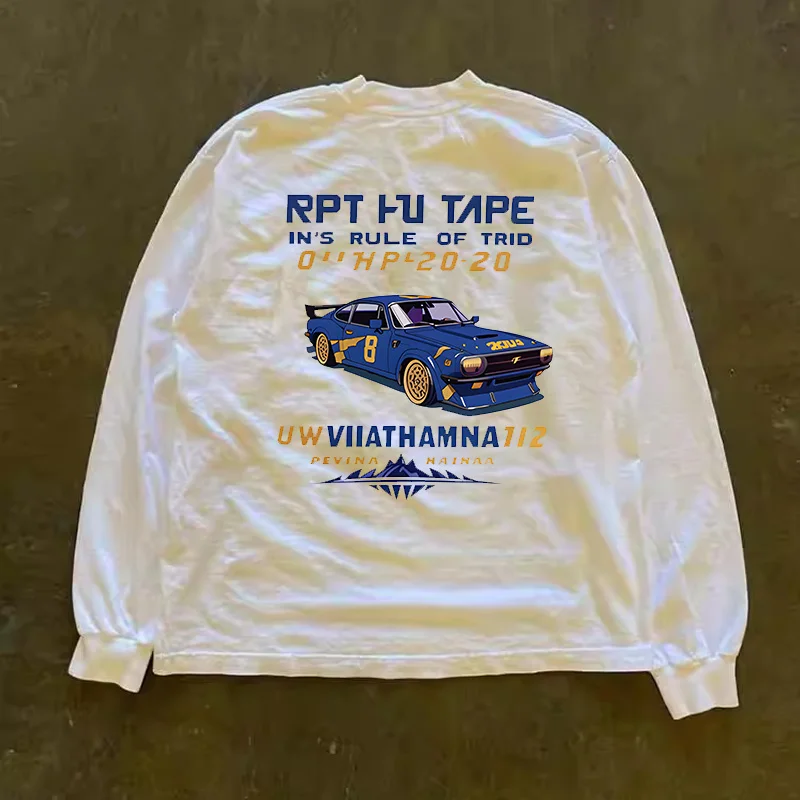 純綿長袖tシャツ-30g-ヘビーウェイト-アメリカンスタイル-レトロ-オーバーサイズ-ストリートウェア-多用途-ミャオ族-ストリートファッション