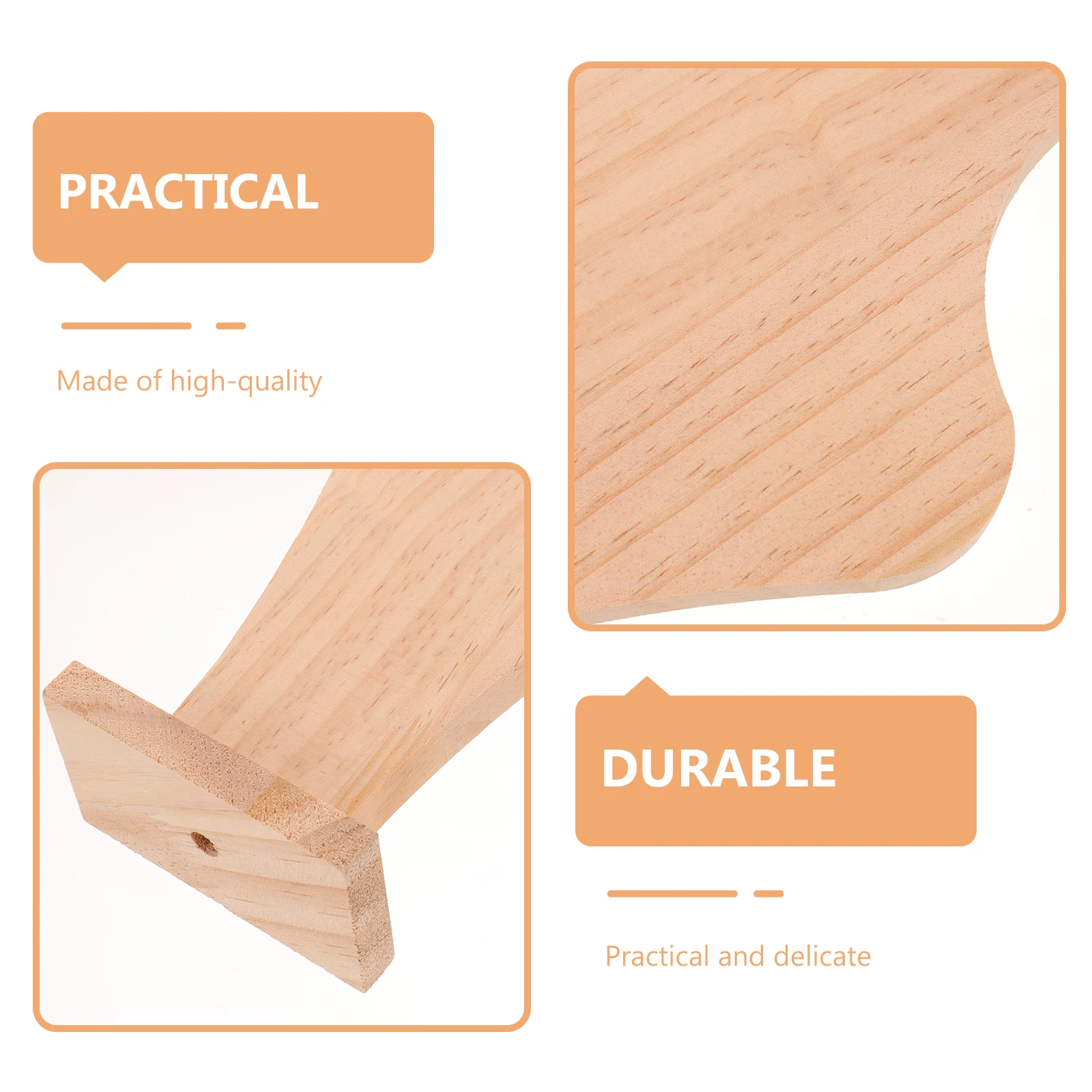 Halskette Holz Organizer Organizer Rack Home Decor Ständer Display Tool Display Prop Anhänger Halskette Halter Rack