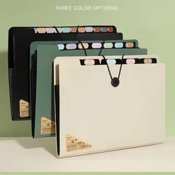 New 8/13 Layers A4 File Folder Storage Bag Test Paper Desktop Expanding Organizer Multi-Layer School Stationery Office Supplies