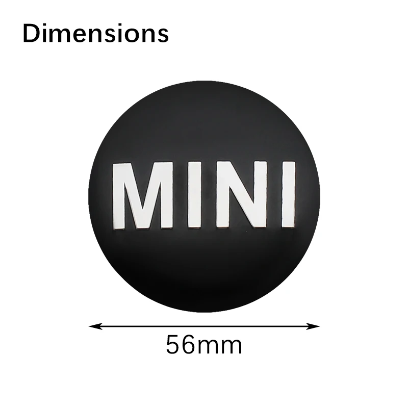 4 шт., 56 мм, наклейка на центральную крышку колеса автомобиля, колпаки ступицы, эмблема для MINI Coopers S JCW R52 R53 R54 R55 R56 R57 F54 F55 F56 F57 F60