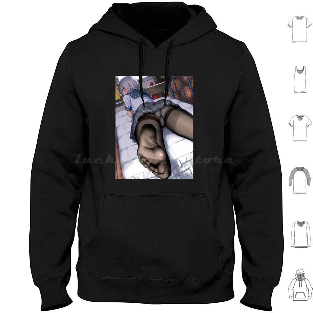 Hentaii Hoodie cotton Long Sleeve Hentai Hentaii Manga Anime Cute Kawaii Lewd Sexy Japan Ecchi Girl Japanese Boobs