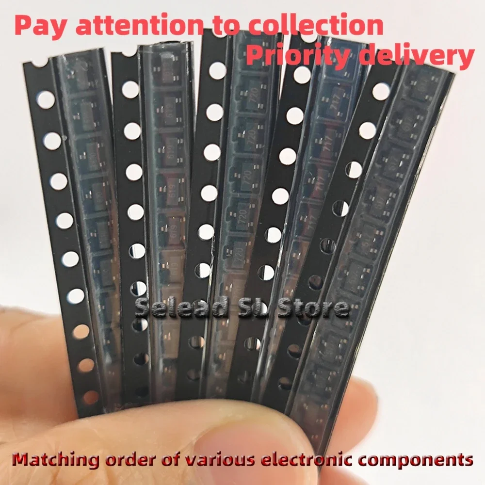 500 قطعة/الوحدة PESD5V0U2BT رمز 1UW PESD3V3U1UT WAP PESD5V0U1UT WAQ ESD/TVS صمام ثنائي للحماية الكهروستاتيكية العلامة التجارية الجديدة SOT-23