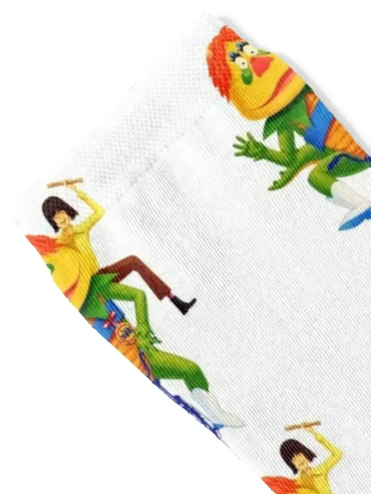 H R Pufnstuf and Jimmy Socks designer brand Thermal man winter anti-slip compression Designer Man Socks Women's