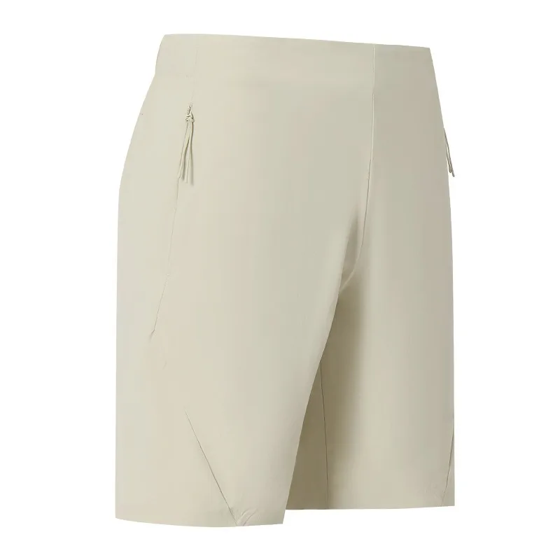 Men's Quick Dry Casual Shorts Cool Touch Outdoor Hiking Athletic Shorts with Zipper Pockets Business Style