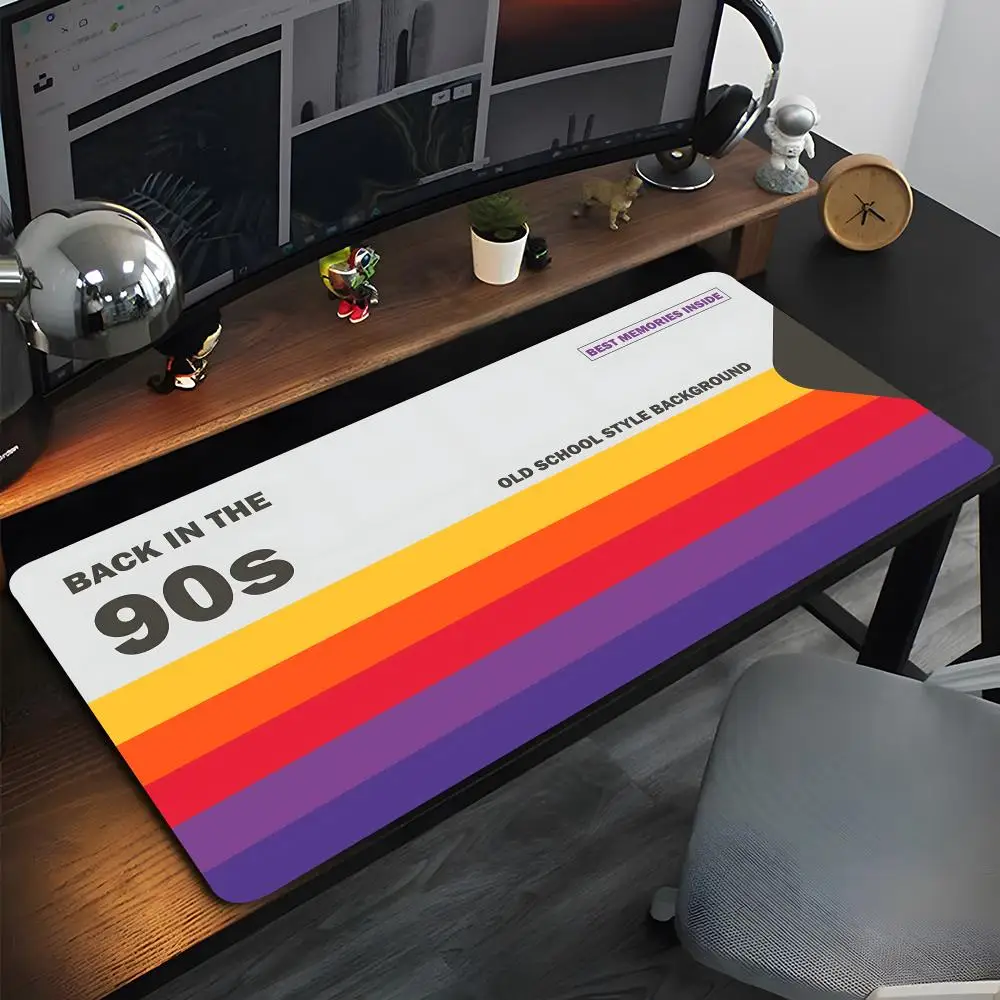 

Mouse Pad High Quality Natural Rubber Mouse Pad The Most Professional Washable Laptop Mouse Pad Retro VHS Style