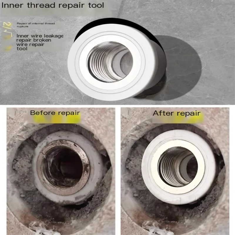 Imagem -06 - Ppr Rosca Interna Ferramenta de Reparo de Rachaduras Tubo de Água Rachaduras Fio Remoção Ferramenta de Substituição Acessórios de Ferramenta Manual