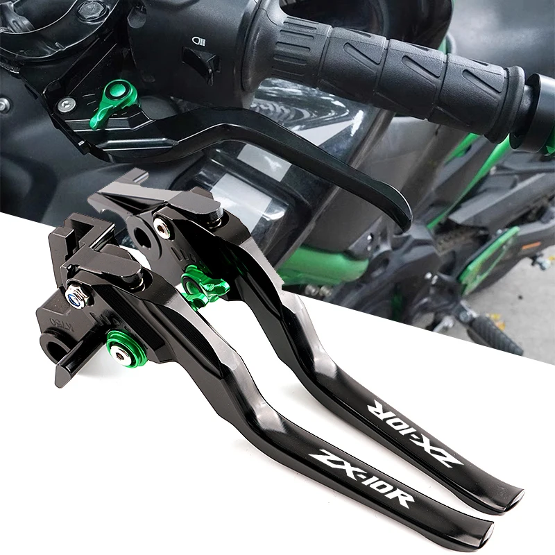 

2025 New Brake Clutch Lever Motorcycle CNC Adjustable Brake Clutch Levers For KAWASAKI NINJA ZX-10R ZX10R zx10r 2019-2025