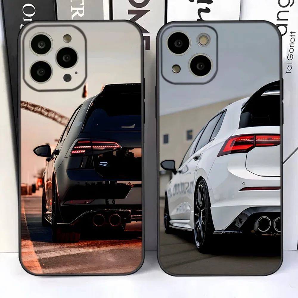 Car V-Volkswagen-Golf VW  Phone Case For iPhone 15,14,13,12,11 Plus,Pro,Max,XR,XS,X,7,8 Plus,SE,Mini Silicone Soft