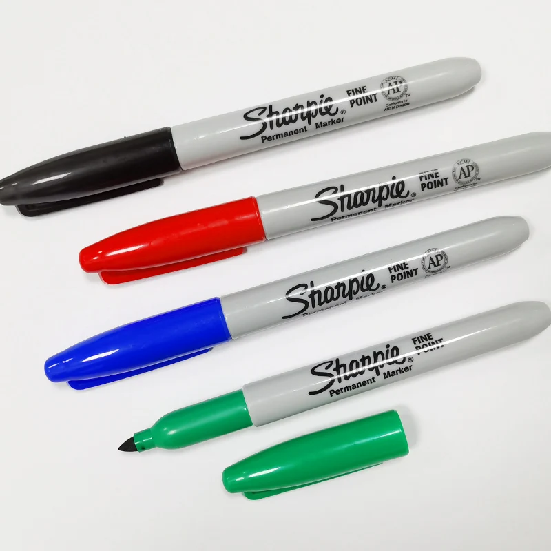 Sharpie Permanent Markers 30001 Quick Drying And Fade Resistant Fine Point Marker For Drawing, Coloring, Poster Marker 12 Count