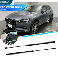2pcs Front Bonnet Hood Strut Lift Support Bars Gas Spring Dampers Engine Cover Rod For Volvo XC60 2018 2019 2020 2021 2022
