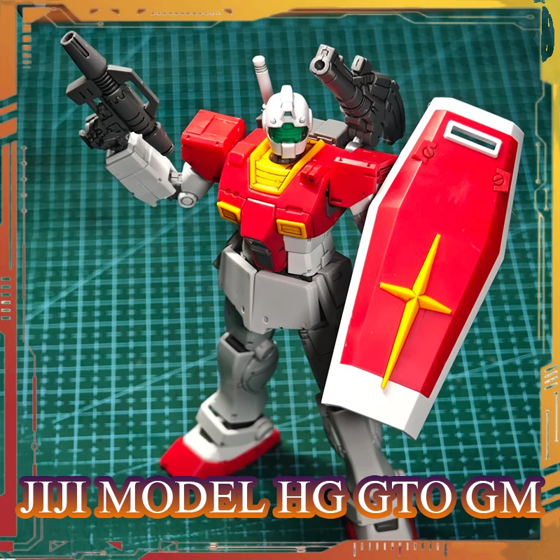Модель JIJI HG RGM-79 GM, экшн-фигурка GK Style GTO, аниме-фигурка, масштаб 1/144, наборы моделей для сборки, пластиковые игрушки, подарок на день рождения