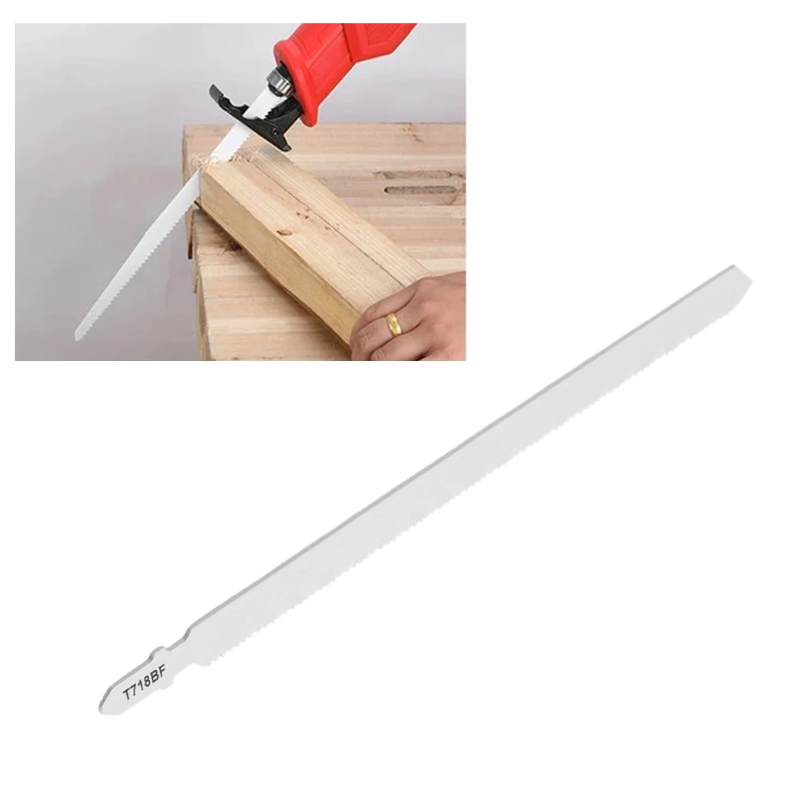 レシプロソーブレードt718bf,180mm, 1個,薄金属カッター,針葉樹,チップボード,木材コア,合板切断