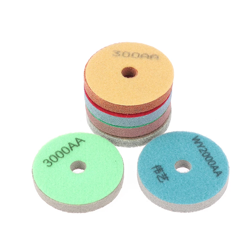 3“Sponge Diamond Polishing Pads Granite  Artificial Stone Polishing Cleaning Tool Concrete Sanding Disc For Polisher