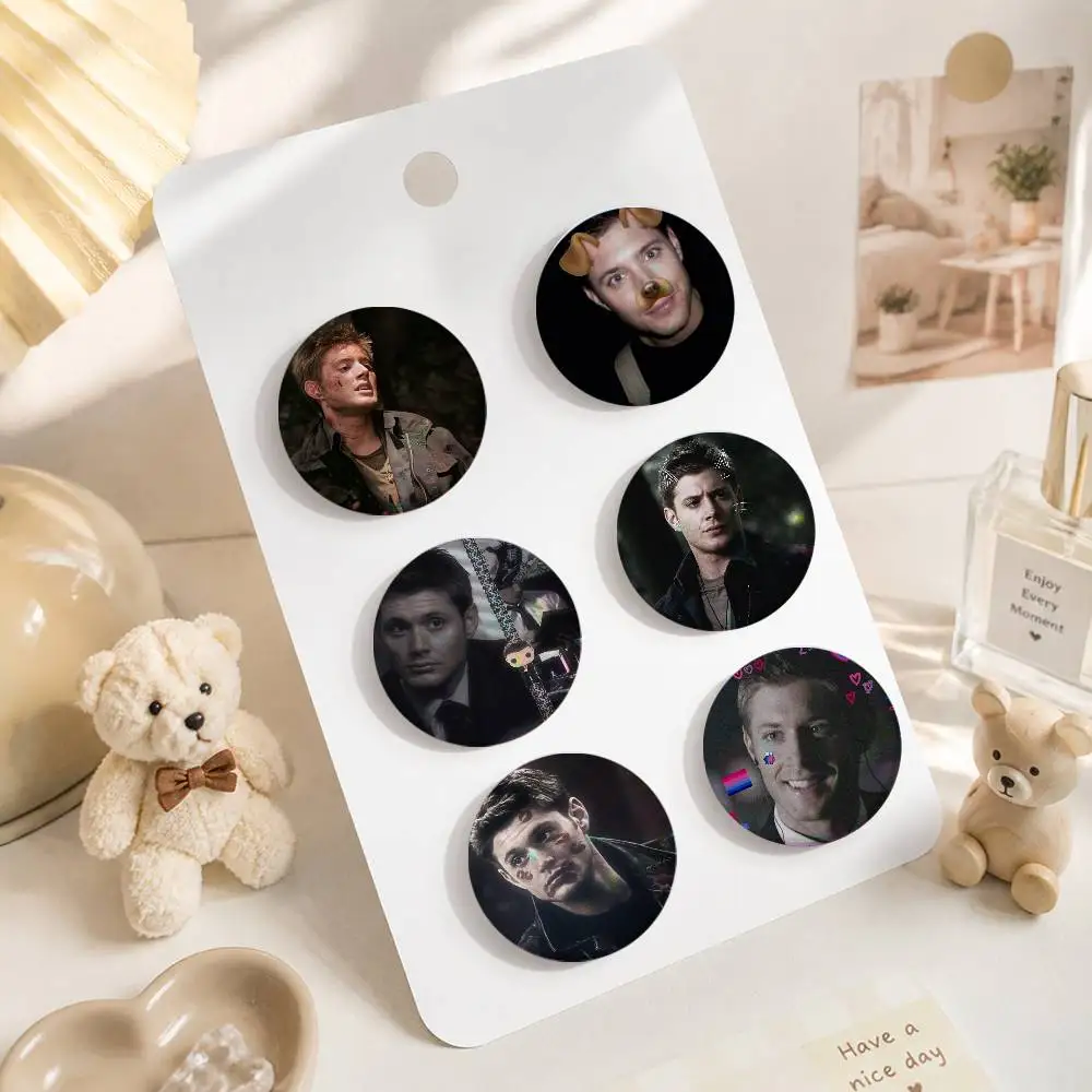 A-Supernatural S-Dean Anime Round Badges, Brooches, Clothing Accessories, Birthday Gifts, Anime Conventions