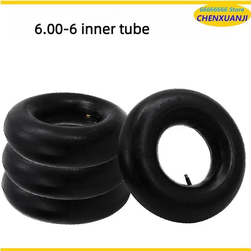 Tractor Tyre Wheel for Lawn Mower Thickened Inner Tube for Kart for Electric Scooter ATV Apply to 15x6.00-6 for Mower