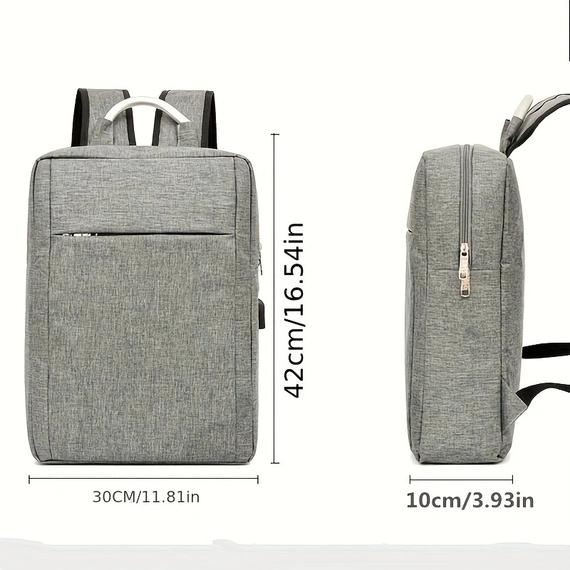 Student Backpack Men and Women Laptop Bag Business Backpack With Aluminum Handle