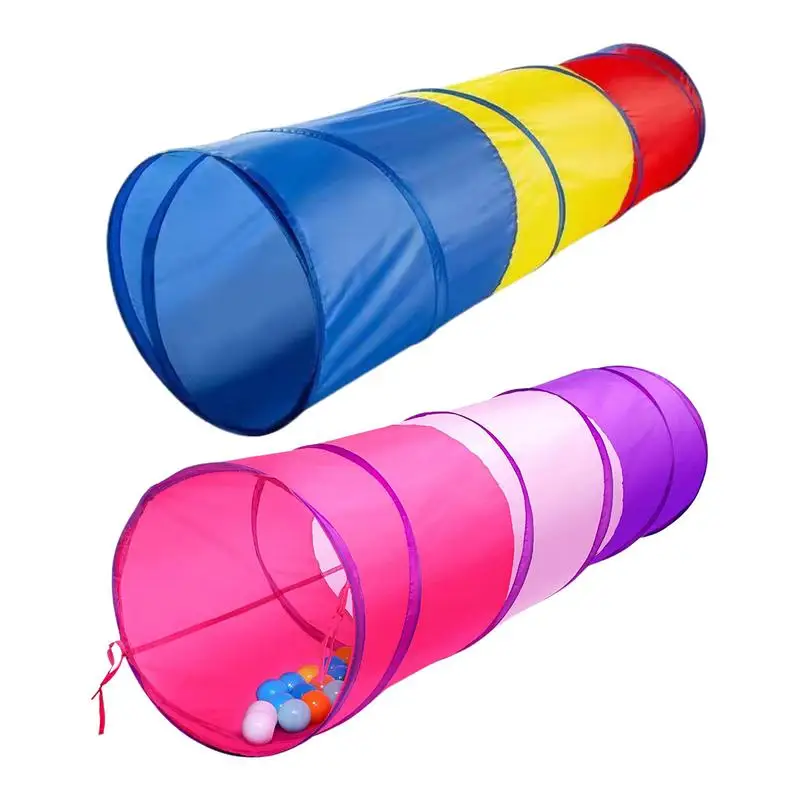 

PopUp Toddlers Tunnel Children Play Tent Toy Colorful Foldable Toddler Play Tunnel With Breathable Mesh Play Tent Crawl Tunnel