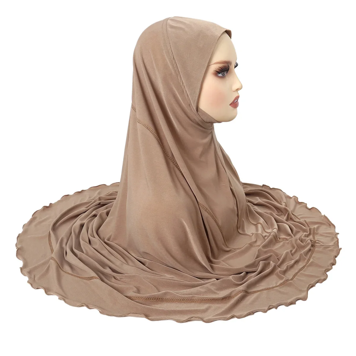 

Muslim Women Hijab Large Scarf Amira Khimar Overhead Niqab Nikab Instant Turban Prayer Hat Arab Islamic Hijabs Head Wrap Shawls