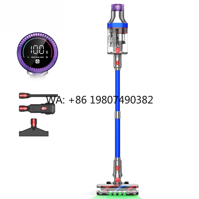 EU Warehouse Brushless Vacuum Cleaner, HEPA Filtration Smart Cleaning Tool, Battery Powered  Home Equipment
