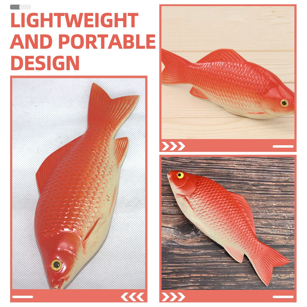 4 Pcs Simulation Foam Fish Models Fake Toys Adornment Statue Artificial Animal Figurines Realistic Decoration