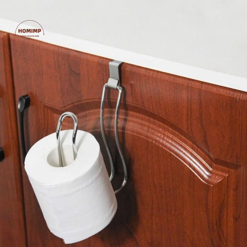 

Wall Mounted Toilet Roll Paper Holder Punch-free Stainless Steel Tissue Storage Holder Creative Hanging Roll Paper Hanger Home