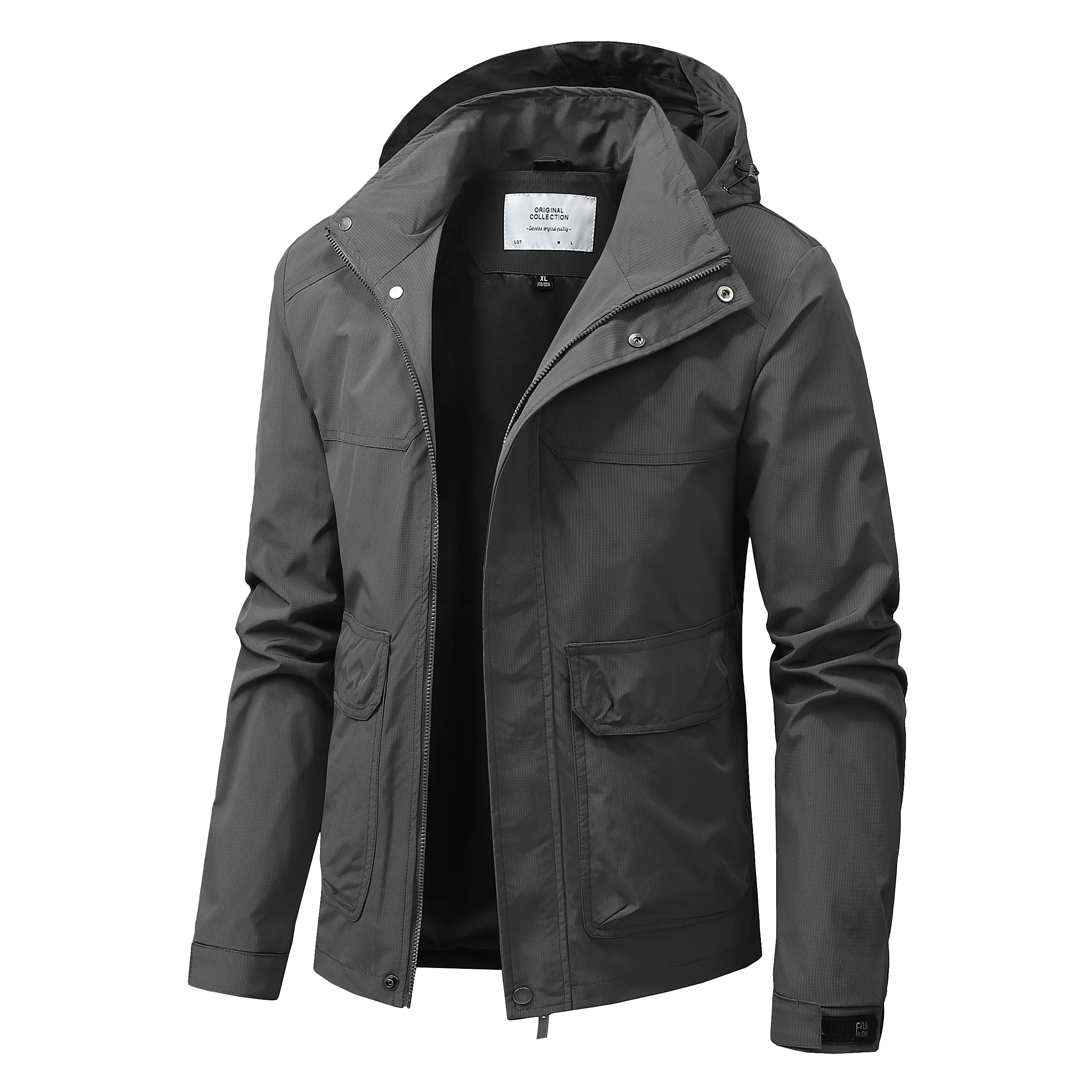 

Spring Autumn Lightweight Jackets Mens Mesh Lined Waterproof Rain Jacket Outdoor Fishing Hiking Jacket Male Windbreaker