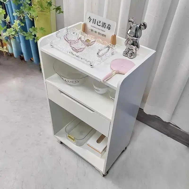 

tc1118Trolley Storage Cart Aesthetics Cosmetics Salon Station Barber Hairdressing Cosmetic Helper Hairdresser wagen mit rollen