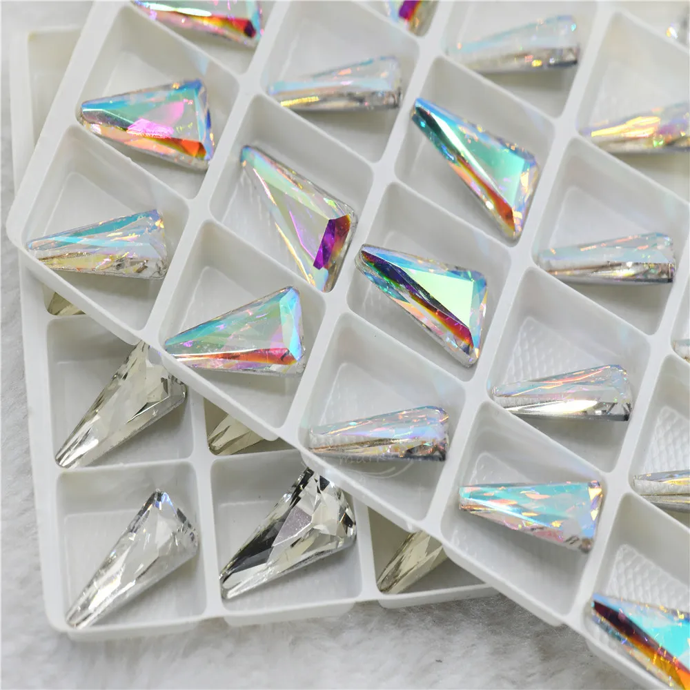 tower shape11mmx22mm Craft Gems crystal Rhinestone Strass pointback dress  Rhineston decoration glue on glues