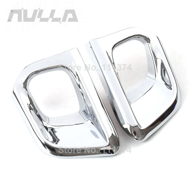 Chrome for Peugeot 5008 2017 2018 2019 2020 Front & Rear Fog Light Lamp Trim Cover Sticker Accessories