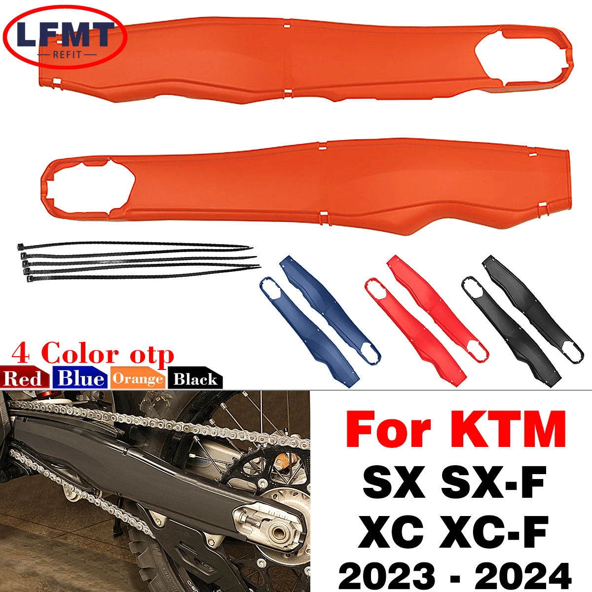 

NEW Motorcycle Swingarm Swing Arm Protector For KTM SX XC SX-F XC-F 2023 For HUSQVARNA TC TX TE FC FE For GASGAS MC EC 2023-2024