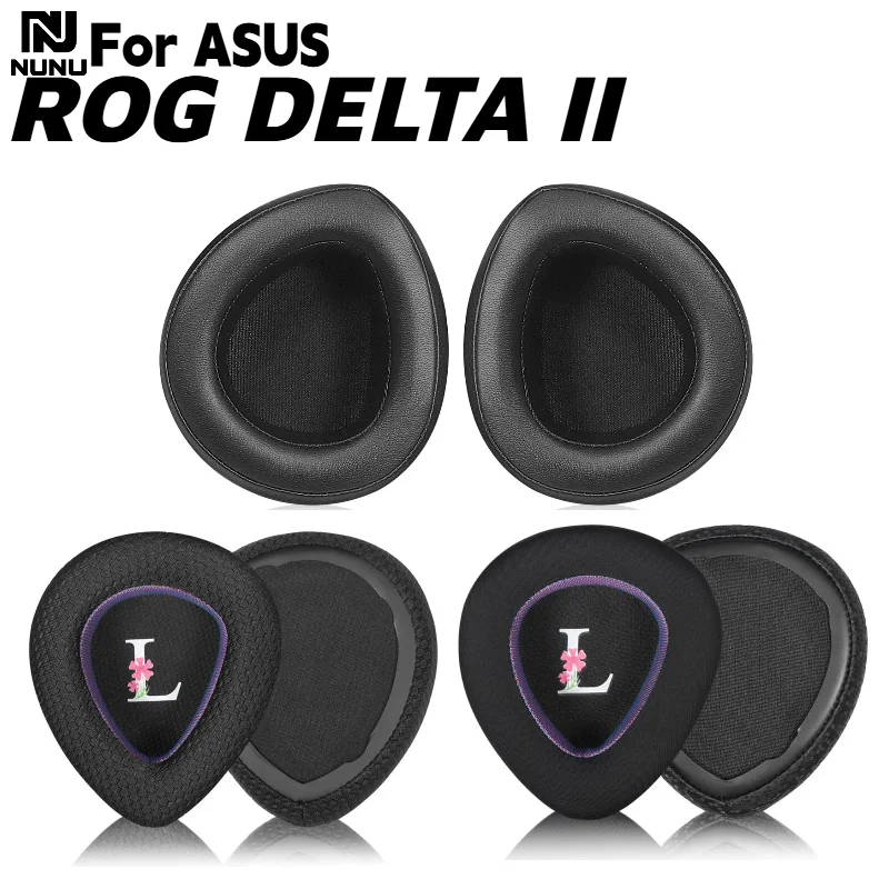 

Replacement Ice gel /leather /Mesh Ear Pads Cups Earpad /Head beam protective cover For ASUS ROG DELTA II Wireless Headset