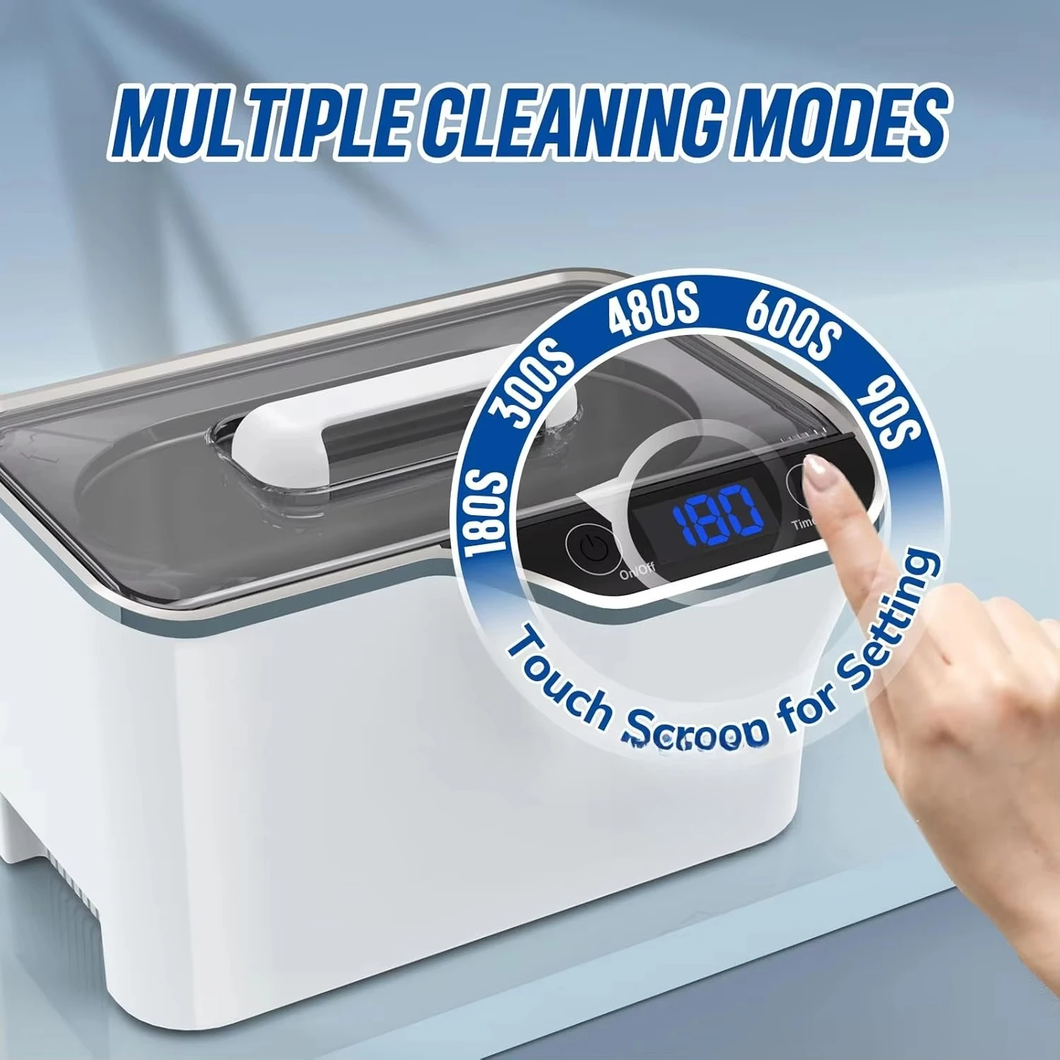 Professional 45kHz Ultrasonic - Ultrasonic Jewelry Cleaner Digital Timer 评论和价格