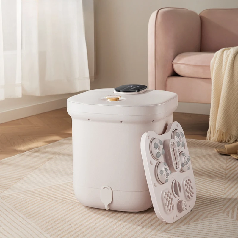 Over The Calf Constant Temperature Uv Sterilization Heated Foot Bath Bucket,Automatic Electric Massage Footbath Machine Foot Spa