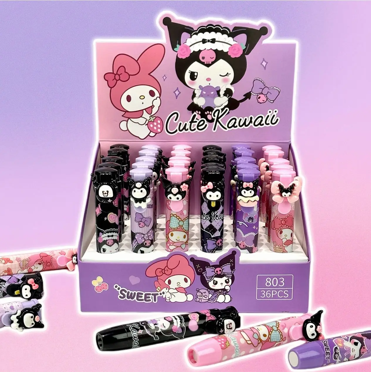 

Kuromi Melody Press ластик милый ластик для письма и рисования карандаш ластики канцелярские принадлежности для детей подарки школьные принадлежности