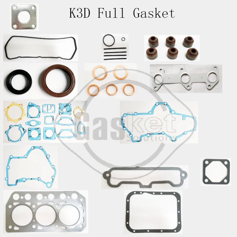 K3E K3D K3F K3G K3M New Full Gasket  Cylinder Head Gasket For Mitsubishi  Engine