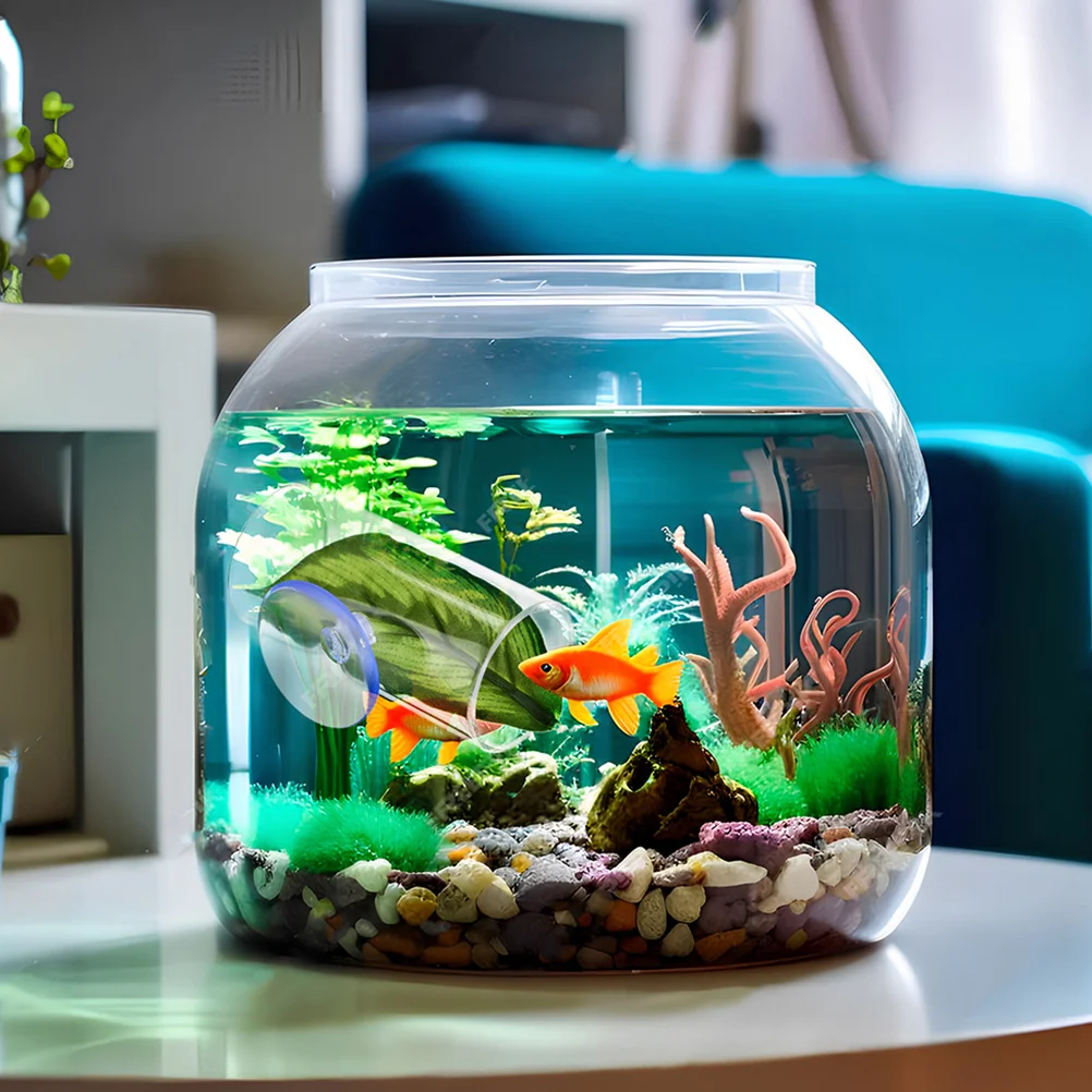 

Acrylic Aquarium Cave Hideout for Betta Fish Tank Decor Tube Bowl Accessories