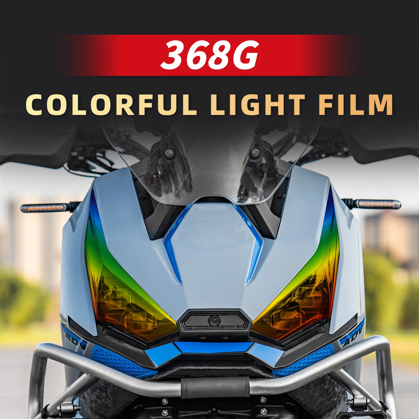 

For ZONTES 368G Motorcycle Colorful Headlight Film Waterproof HD Instrument Film Body Protection Stickers Modification Kit