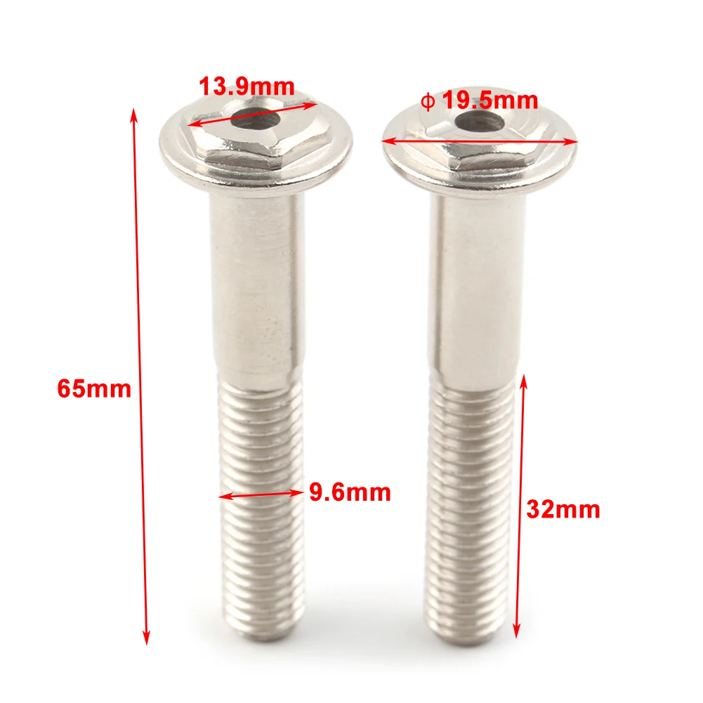 2 PCS Motorbike Air Cleaner Intake Filter Long Bolts Screw for Harley Touring Softail Dyna