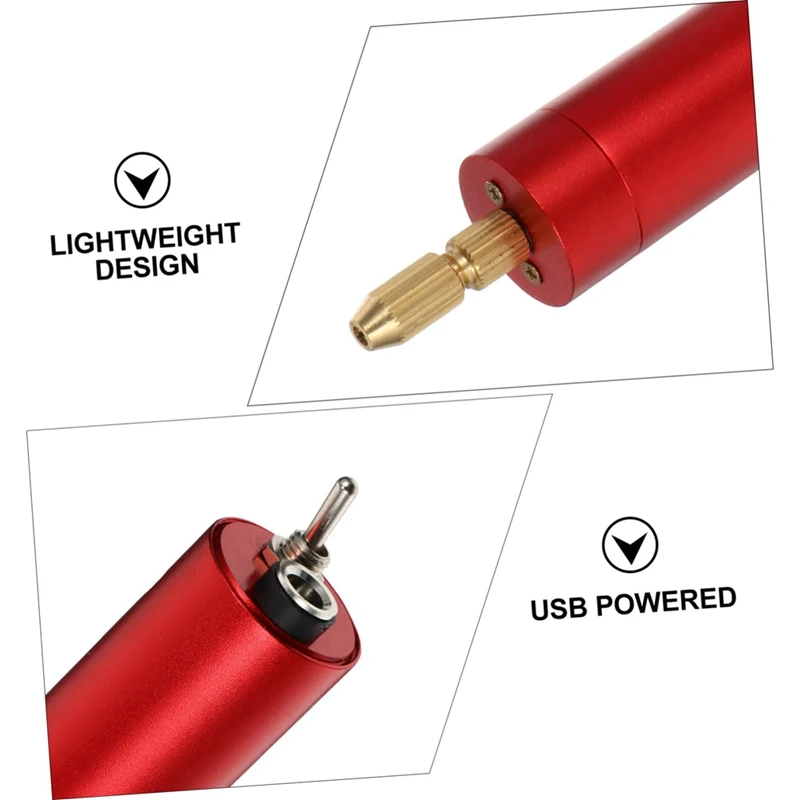 BAAG-электрическая дрель, электрический гравер, USB гравировка, мини-ручка для вырезания, портативный набор инструментов, ручная дрель для инструмента для гравировки ювелирных изделий