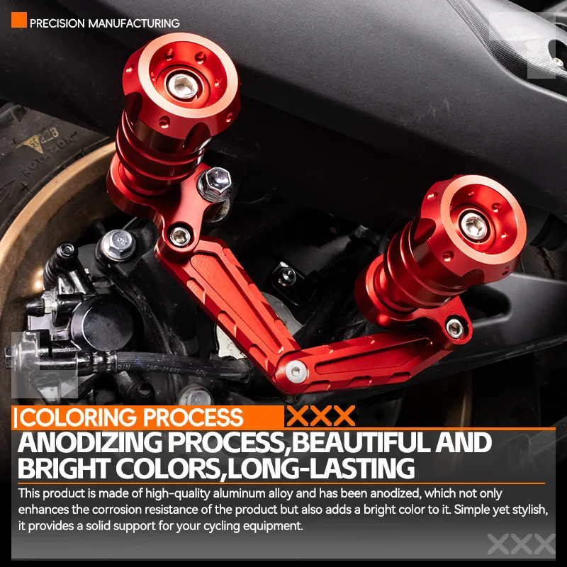 For Yamaha NMAX155 125 NMAX160 155 XMAX300 Front Fork Wheel Fall Muffler Pipe Frame Protection Frame Slider Anti Crash Protector
