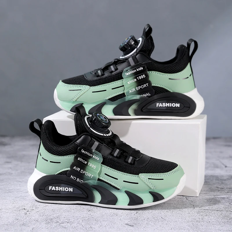 

2025 New Children Shoes Boy Sneaker 4 To 10 Years Breathable Comfortable Kids Sports Tennis Sneaker Luxury Design Boy Shoes
